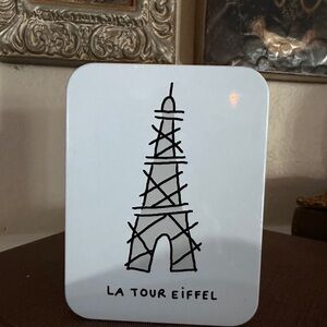 Pierre Hermé Eiffel Tower Empty Tin Box  Paris France